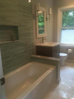 New Jersey Environmentally Friendly Bathroom with Renovations 